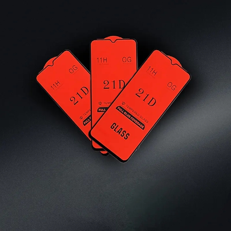 all mobile phone tempered glass wholesale 21D cell phone tempered glass screen protecto