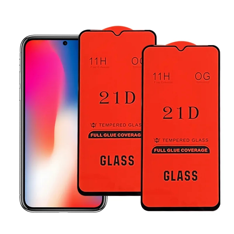 Factory Direct Sale phone film phone screen protector 21d screen protector for infinix hot 8