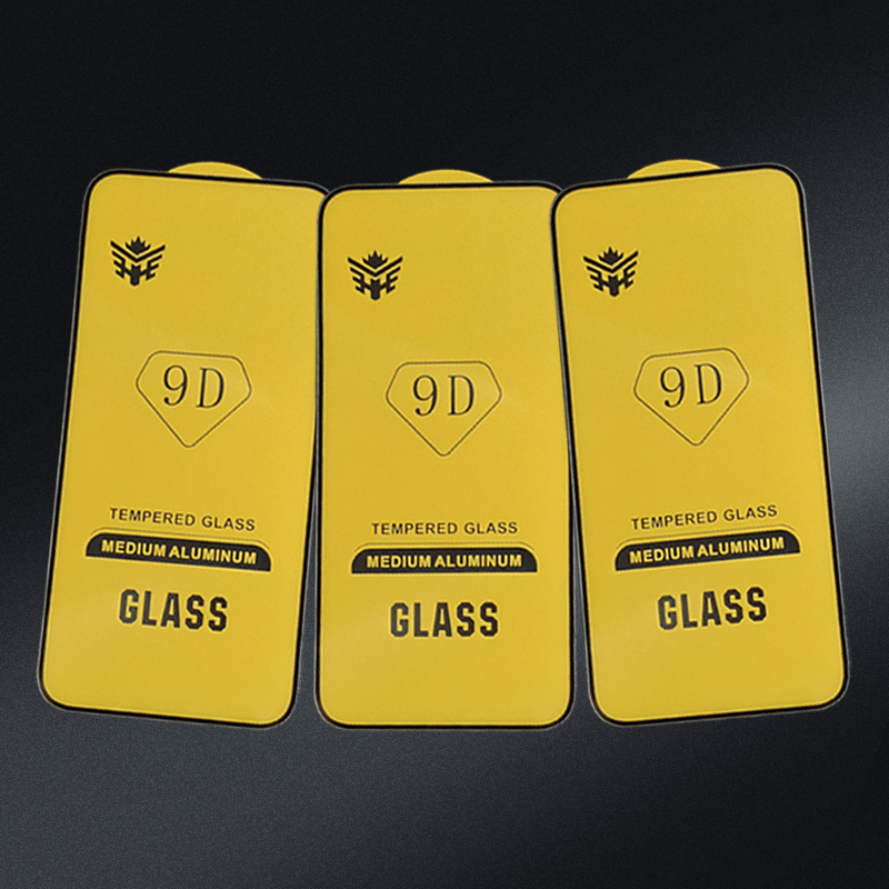 Professional factory production tempered glass phone screen protector 9d full screen protector 9d for samsung