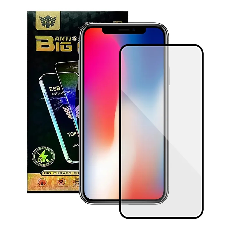 Good selling Anti Static ESD Full Cover Tempered Glass Screen Protector For iPhone 15